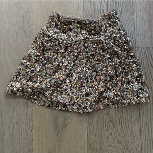 Kids Sequin Embellished Skirt